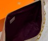 Женская кожаная сумка Louis Vuitton серая 32х26 2025