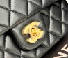 Женская кожаная сумка Chanel черная 20х12 2025