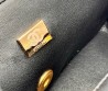 Женская кожаная сумка Chanel черная 20х12 2025