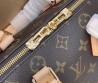 Женская кожаная сумка Louis Vuitton коричневая 20х15 2025