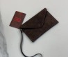 Женская кожаная сумка Etro коричневая 32х23 2025