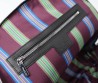Мужской кожаный рюкзак Etro черный с узором 40х30 2025