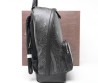 Мужской кожаный рюкзак Etro черный с узором 40х30 2025