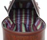 Мужской кожаный рюкзак Etro коричневый с узором 40х30 2025