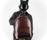 Мужской кожаный рюкзак Etro коричневый с узором 40х30 2025