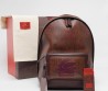 Мужской кожаный рюкзак Etro коричневый с узором 40х30 2025