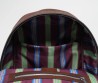 Мужской кожаный рюкзак Etro коричневый с узором 40х30 2025