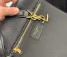 Женская кожаная сумка Saint Laurent черная 35х28 2025