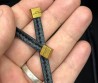Женская кожаная сумка Saint Laurent черная 35х28 2025