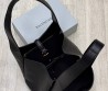 Женская кожаная сумка Saint Laurent черная 35х28 2025