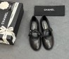 Женские кожаные балетки Chanel черные с бантом 2025