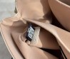 Женская кожаная сумка Louis Vuitton бежевая 25х19 2025