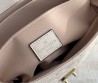 Женская кожаная сумка Louis Vuitton бежевая 25х19 2025
