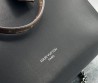Женская кожаная сумка Louis Vuitton черная с цепочкой 34х27х13 2025