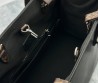Женская кожаная сумка Louis Vuitton черная с цепочкой 34х27х13 2025
