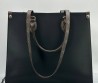 Женская кожаная сумка Louis Vuitton черная с цепочкой 34х27х13 2025