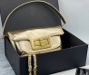 Женская кожаная сумка Chanel золотистая 26х16 2025