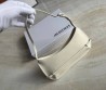 Женская кожаная сумка Jacquemus белая лакированная 28х14 2025