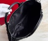 Женская кожаная сумка с плетением Valentino черная 38х34 2025