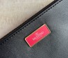 Женская кожаная сумка с плетением Valentino черная 38х34 2025