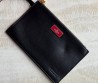 Женская кожаная сумка с плетением Valentino черная 38х34 2025
