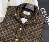 Женский жилет на пуху Celine черный с принтом 2025