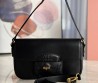 Женская кожаная сумка Miu Miu черная 25х15 2025