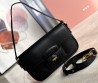Женская кожаная сумка Miu Miu черная 25х15 2025