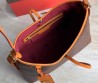 Женская кожаная сумка Etro коричневая 30х25 2025