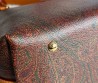 Женская кожаная сумка Etro коричневая 30х25 2025