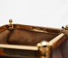 Женская кожаная сумка Etro коричневая 28х20 2025