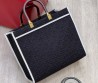 Женская текстильная сумка Fendi черная 36х30х8 2025