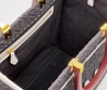 Женская текстильная сумка Fendi черная 36х30х8 2025