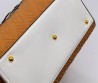 Женская текстильная сумка Fendi коричневая 36х30х8 2025