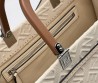 Женская текстильная сумка Fendi молочная 36х30х8 2025