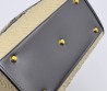Женская текстильная сумка Fendi бежевая 36х30х8 2025