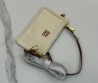 Женская комбинированная сумка Miu Miu бежевая с коричневым 20х15 2025
