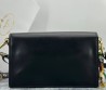 Женская кожаная сумка Prada черная 24х20х8 2025