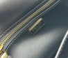Женская кожаная сумка Prada черная 24х20х8 2025