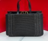 Женская комбинированная сумка Valentino 38х25 черная 2025