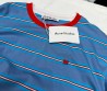 Женская футболка Acne Studios синяя в полоску 2025