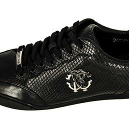 Кожаные кеды Richmond Black CL