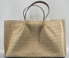 Женская кожаная сумка Valentino бежевая 38х25х18 2025