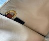 Женская кожаная сумка Valentino бежевая 38х25х18 2025