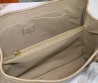Женская кожаная сумка Louis Vuitton бежевая 36х26х12 2025