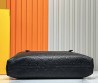 Женская кожаная сумка Louis Vuitton черная 36х26х12 2025