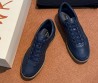 Мужские кожаные кеды Dolce & Gabbana синие 2025