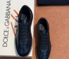 Мужские кожаные кеды Dolce & Gabbana черные 2025