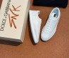 Мужские кожаные кеды Dolce & Gabbana белые 2025