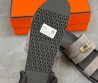 Мужские замшевые шлепанцы Hermes серые 2025
